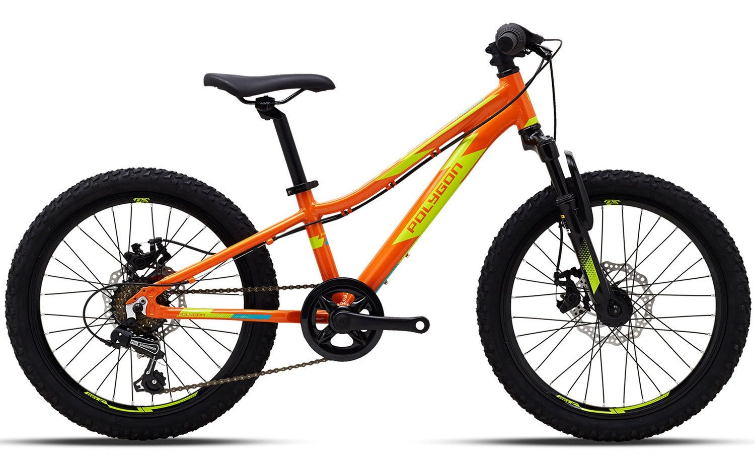 Relic 20 Naranja: ¡La bici de montaña perfecta para jóvenes aventureros! Diversión y emoción garantizadas con Polygon.
